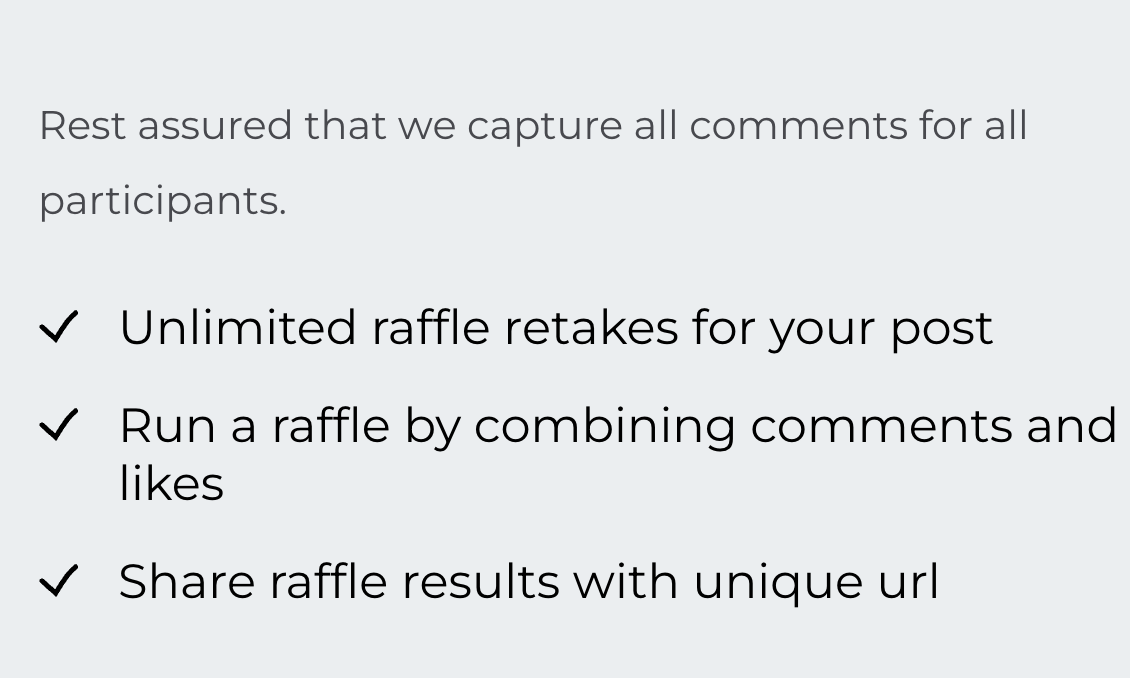 Instagram Giveaway