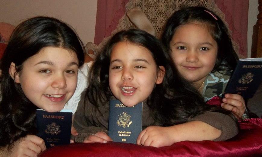 Help my three children and I travel the world
