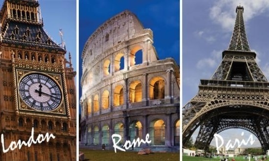 Educational London, Rome and Paris Tour