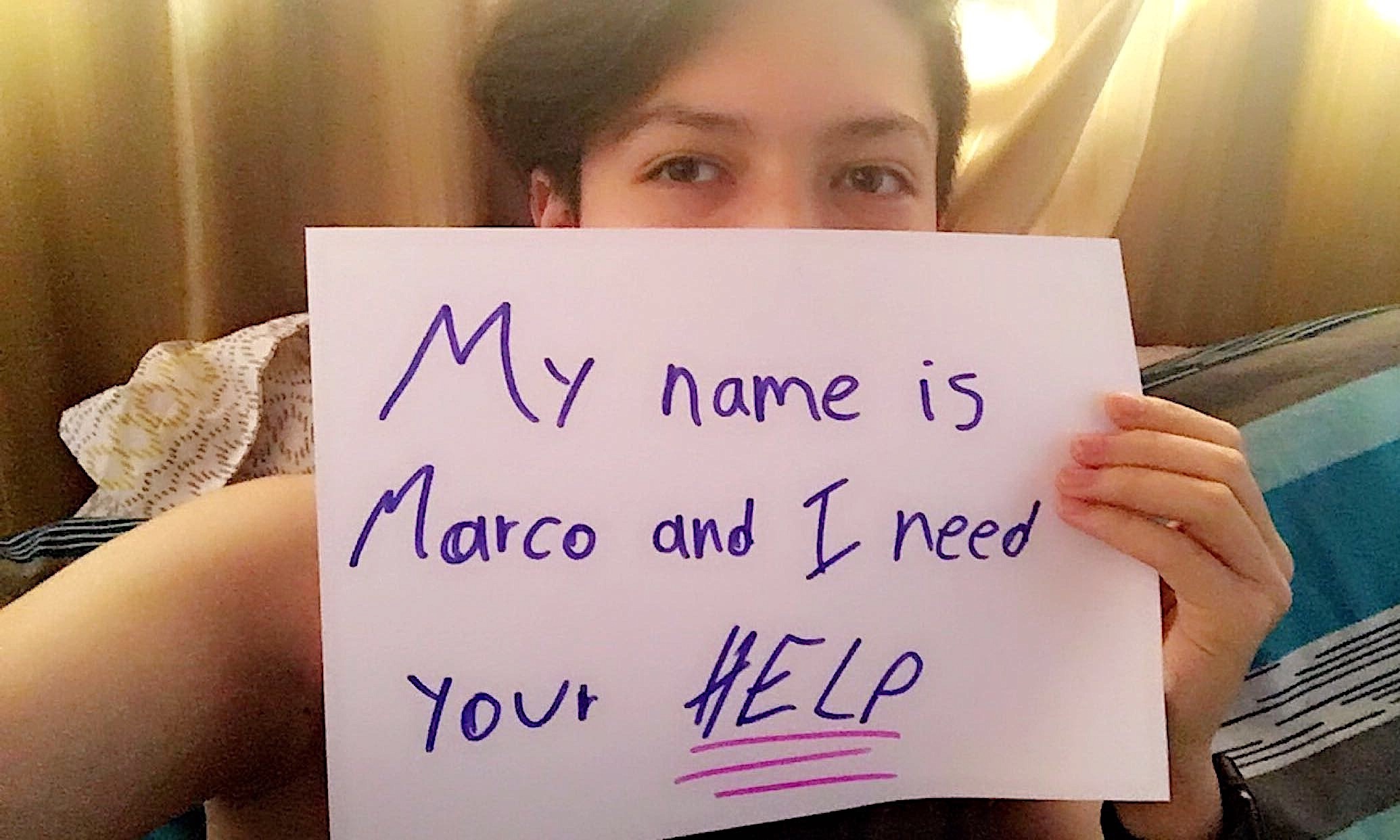 Hey! My name is Marco and I need your help!