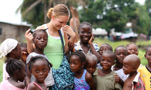 Volunteer work in African reservations