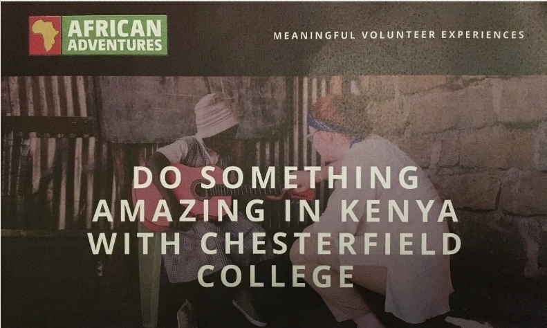 Helping build and teach in Kenyan schools. 