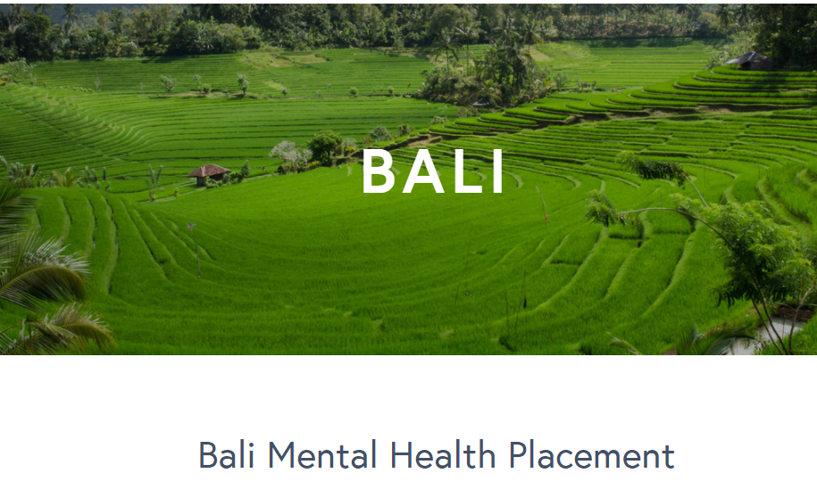 Bali Mental Health Volunteer Program 2018