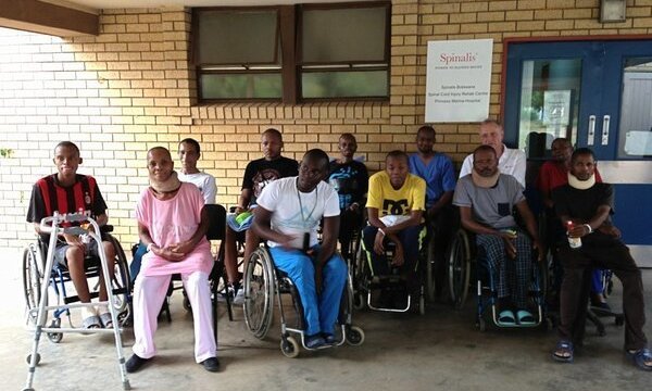 Volunteer work helping people with disabilities in Botswana