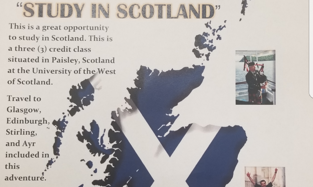 ACCEPTED TO STUDY ABROAD IN SCOTLAND
