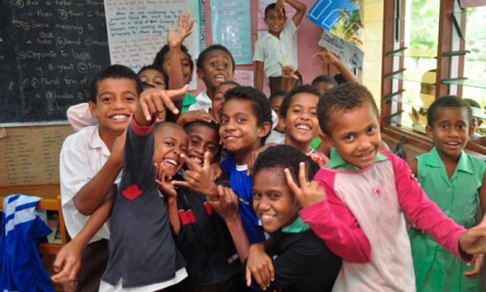 Kendall’s Volunteer work with Native Children of Fiji
