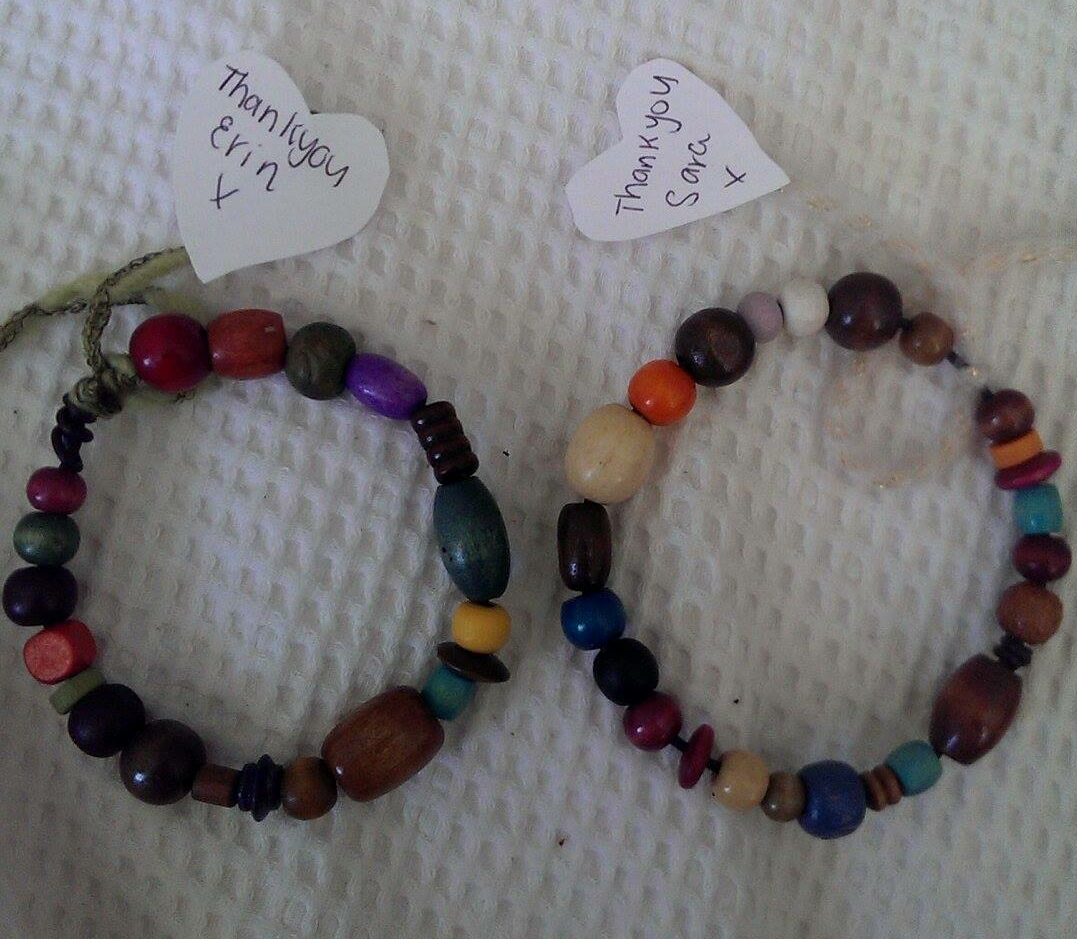 First 2 braclets made