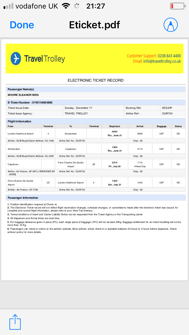 Flights Booked! ✈️