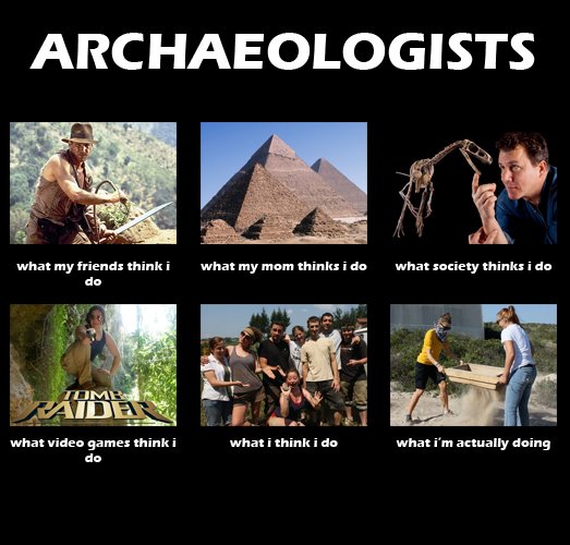 archaeology is all about sifting