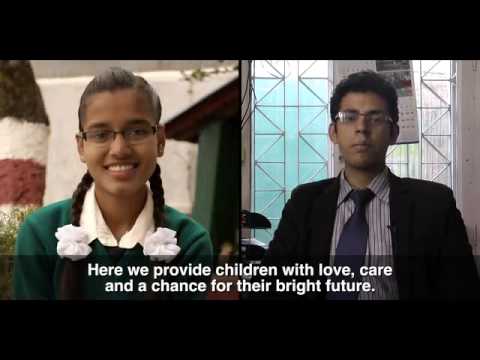 Helping children in the Namaste Orphanage in Pokhara, Nepal